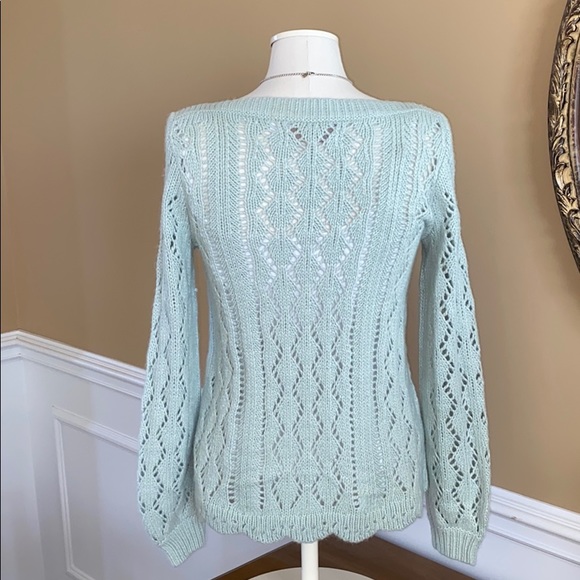 LOFT MINT GREEN SWEATER - Picture 2 of 6